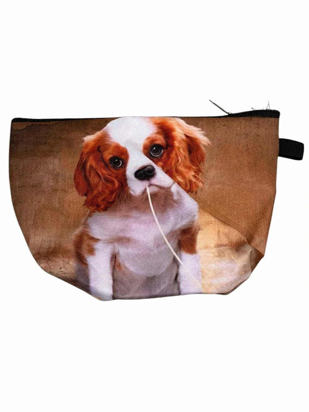 Cavalier King Charles Spaniel Zipper Pouch | NWT Cosmetic & Accessory Bag | Dog